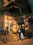 unknow artist Arab or Arabic people and life. Orientalism oil paintings 547 painting